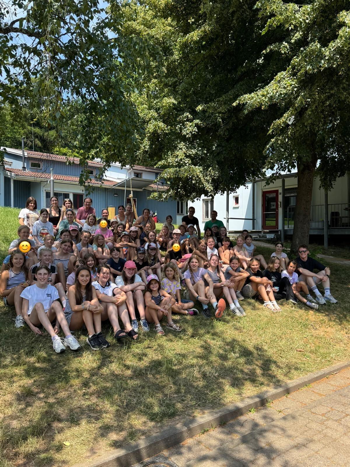 Gruppenfoto der Jugendfreizeit in Ernsthofen